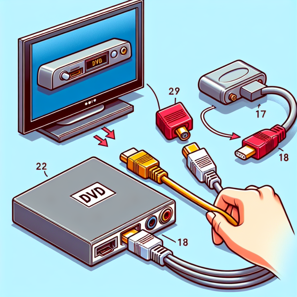 How to Connect DVD Player to TV Red, White, Yellow